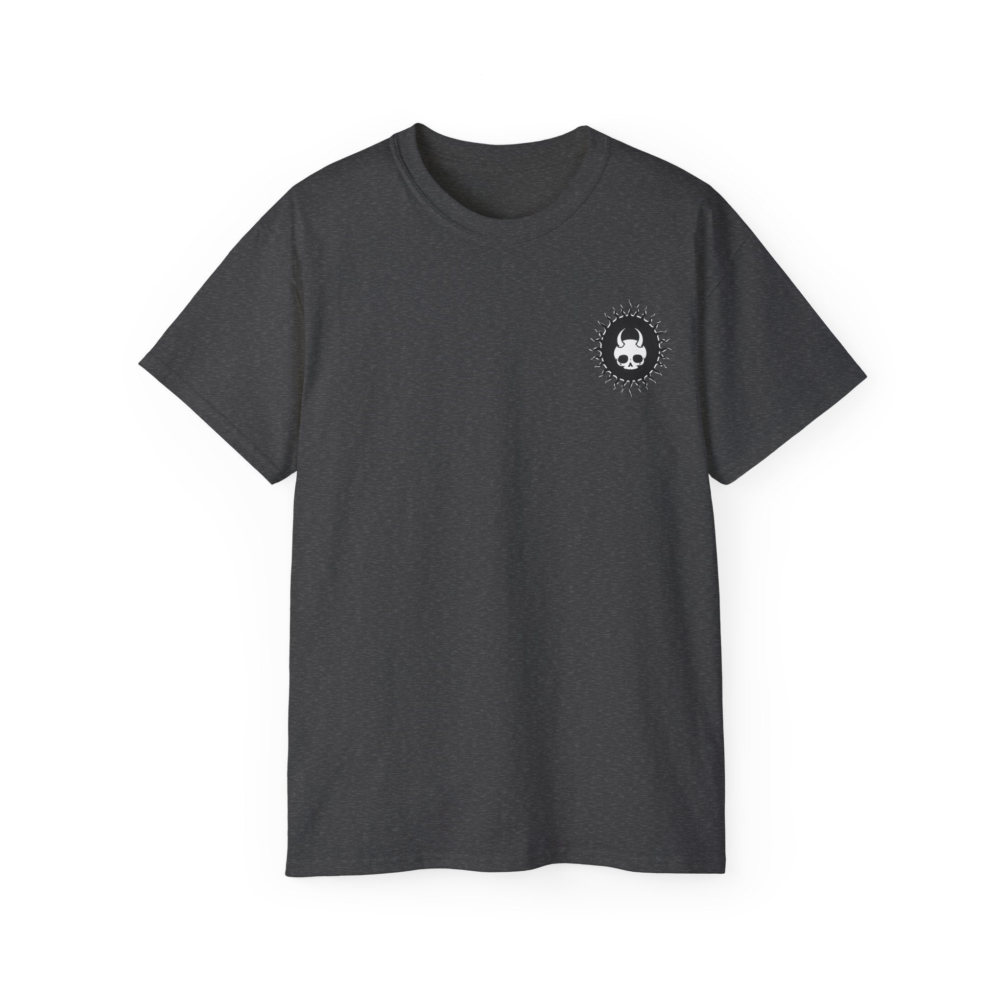 Reverse Exorcism - Unisex Cotton Tee (Back) - Damned Threads